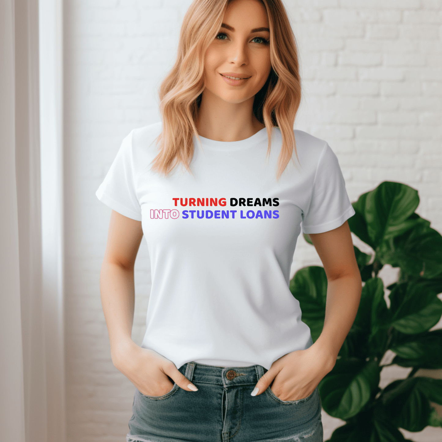 Turning Dreams into Student Loans - T-Shirt  - Arsashi