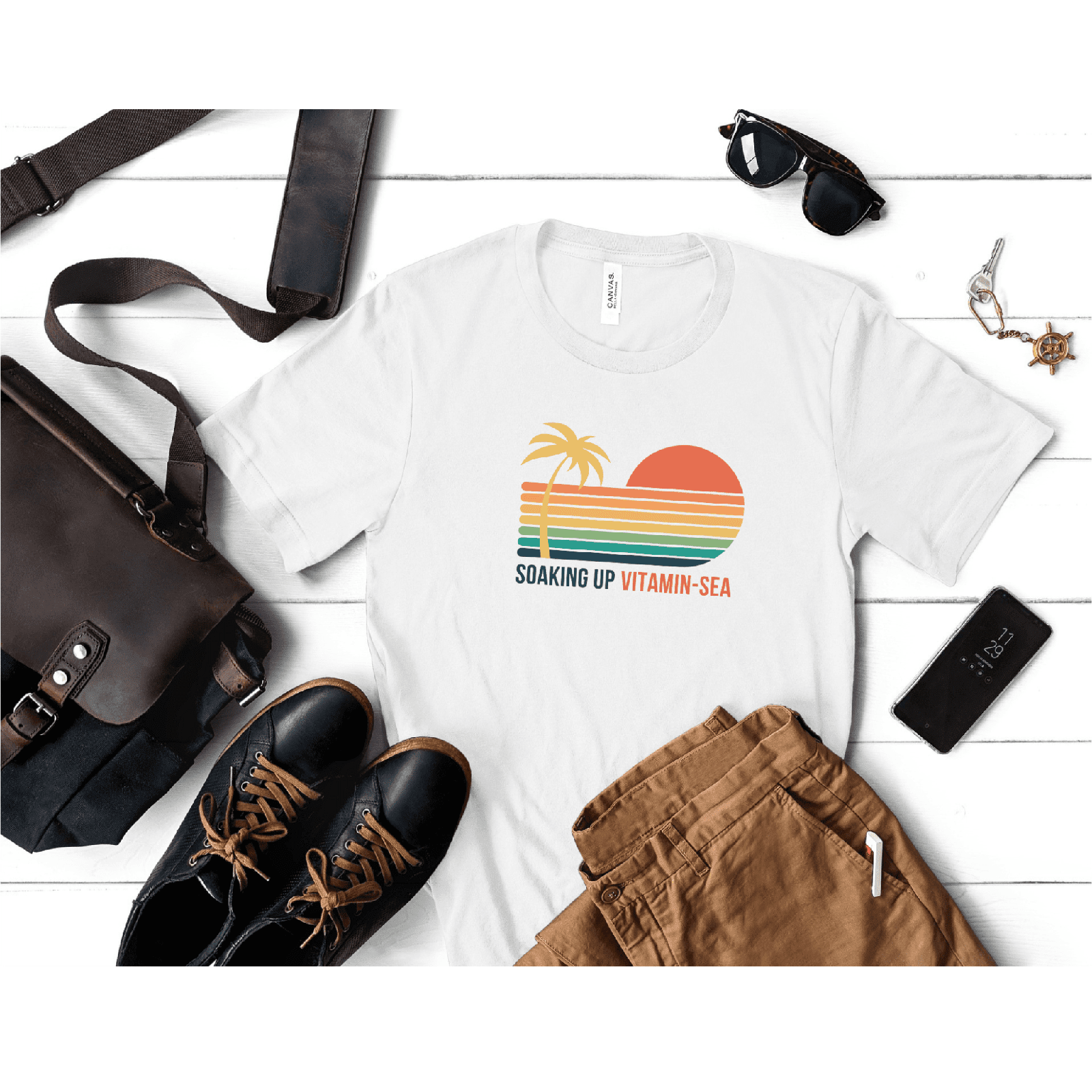 Soaking up Vitamin Sea - T-Shirt  - Arsashi