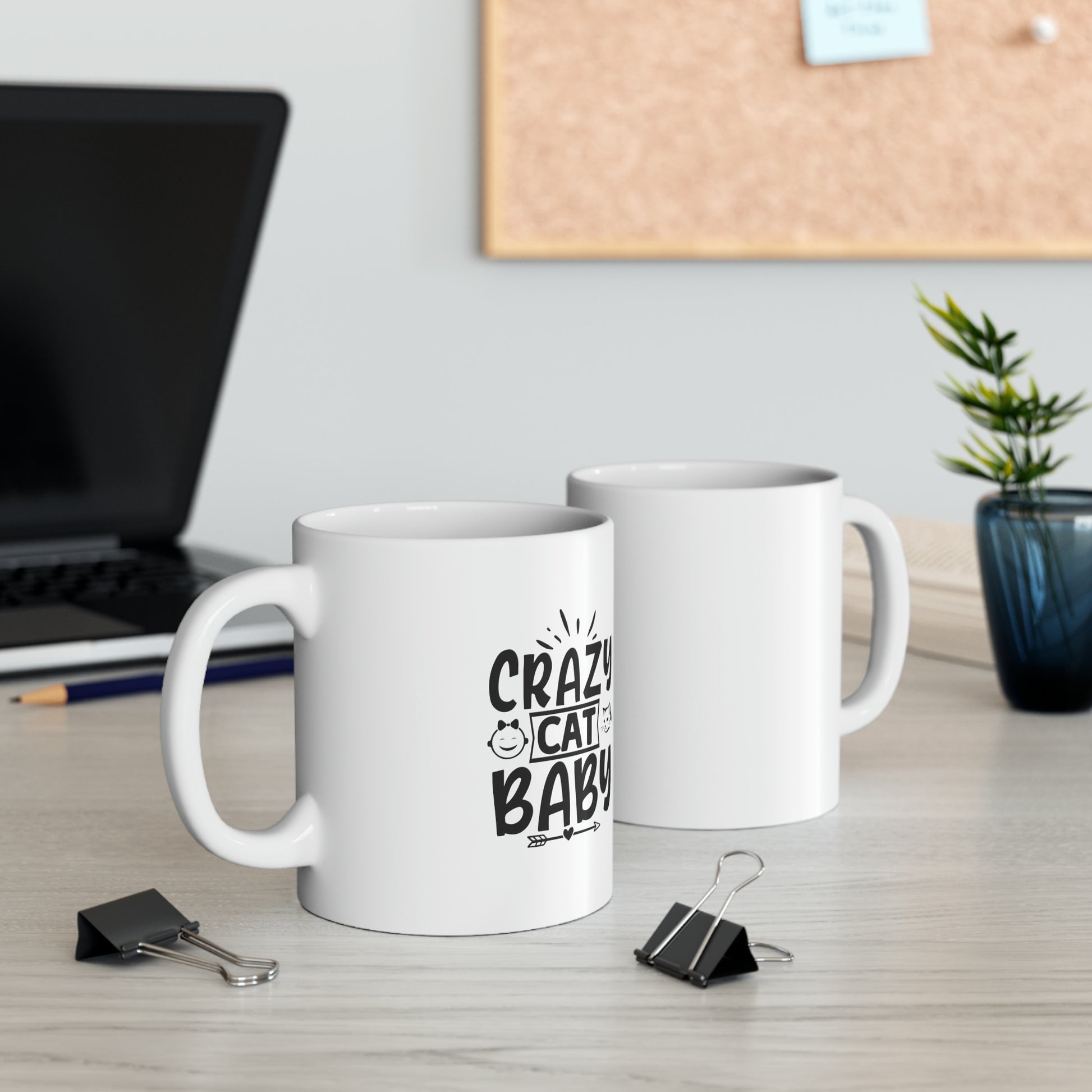 Crazy cat baby - Mug  - Arsashi