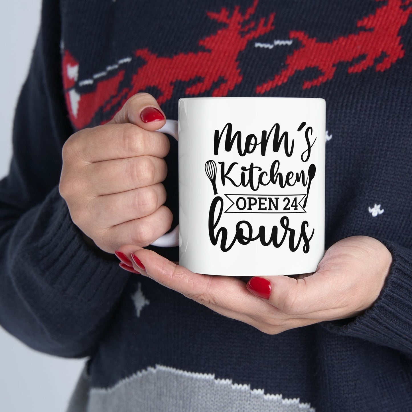 Moms kitchen, open 24 hours - Mug  - Arsashi