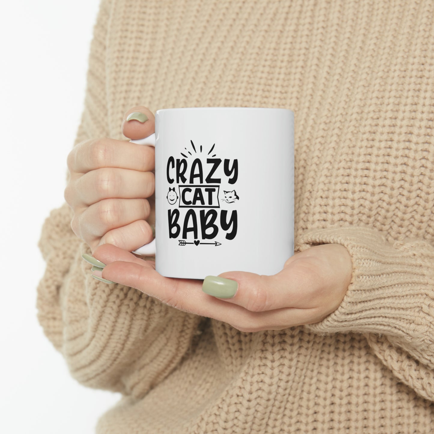 Crazy cat baby - Mug  - Arsashi