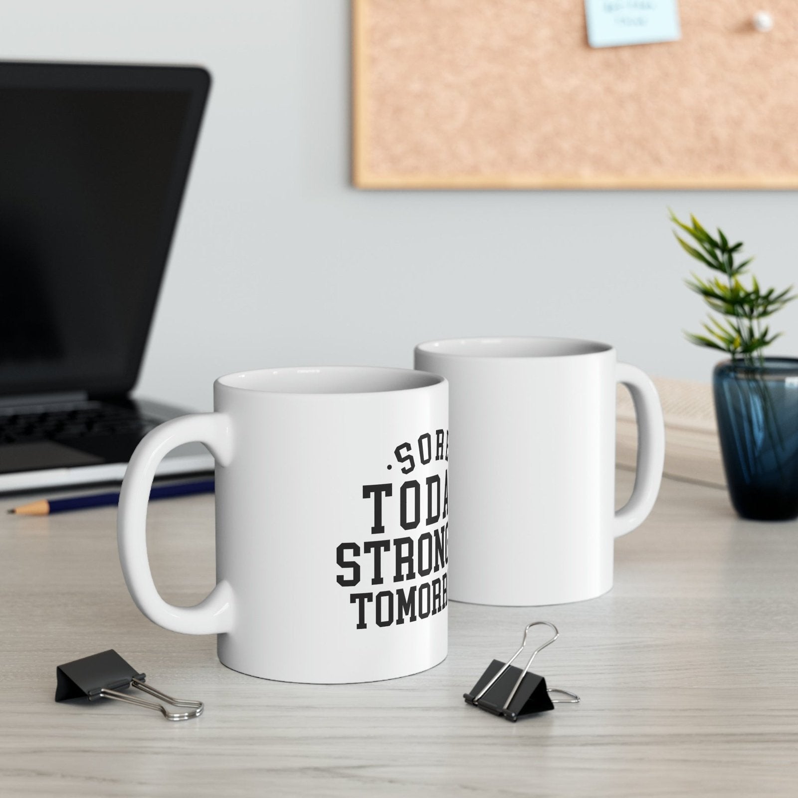 Sore today stronger tomorrow - Mug  - Arsashi