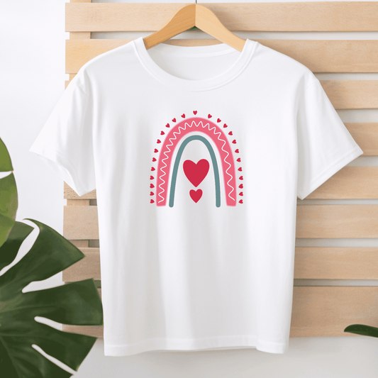 Rainbow and Heart themed T-Shirt