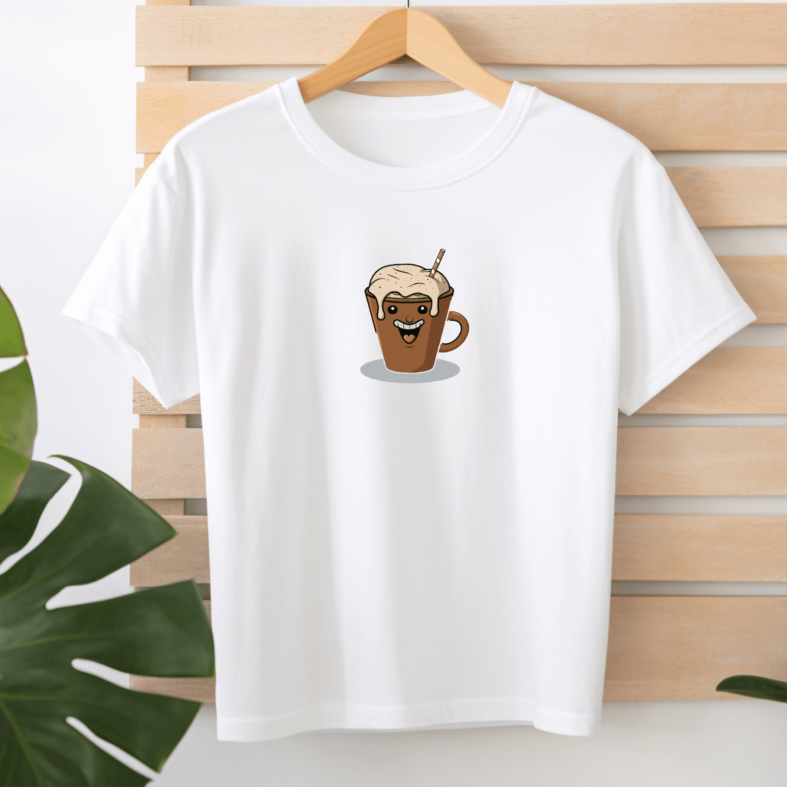 Smiling Cold Coffee - T-Shirt  - Arsashi