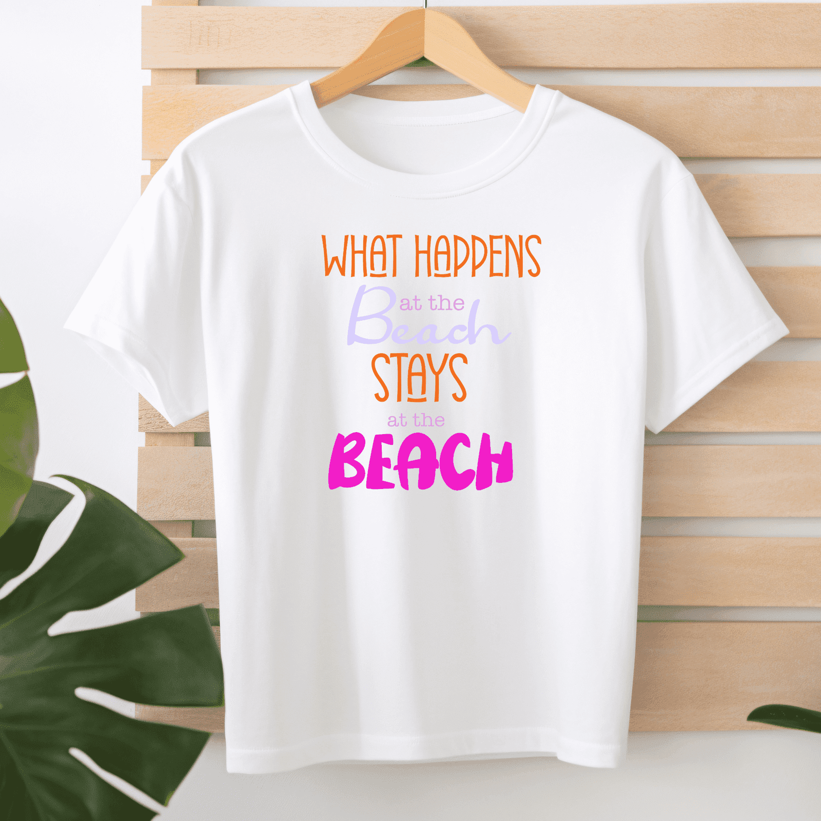 What Happens At The Beach Stays At The Beach T-Shirt