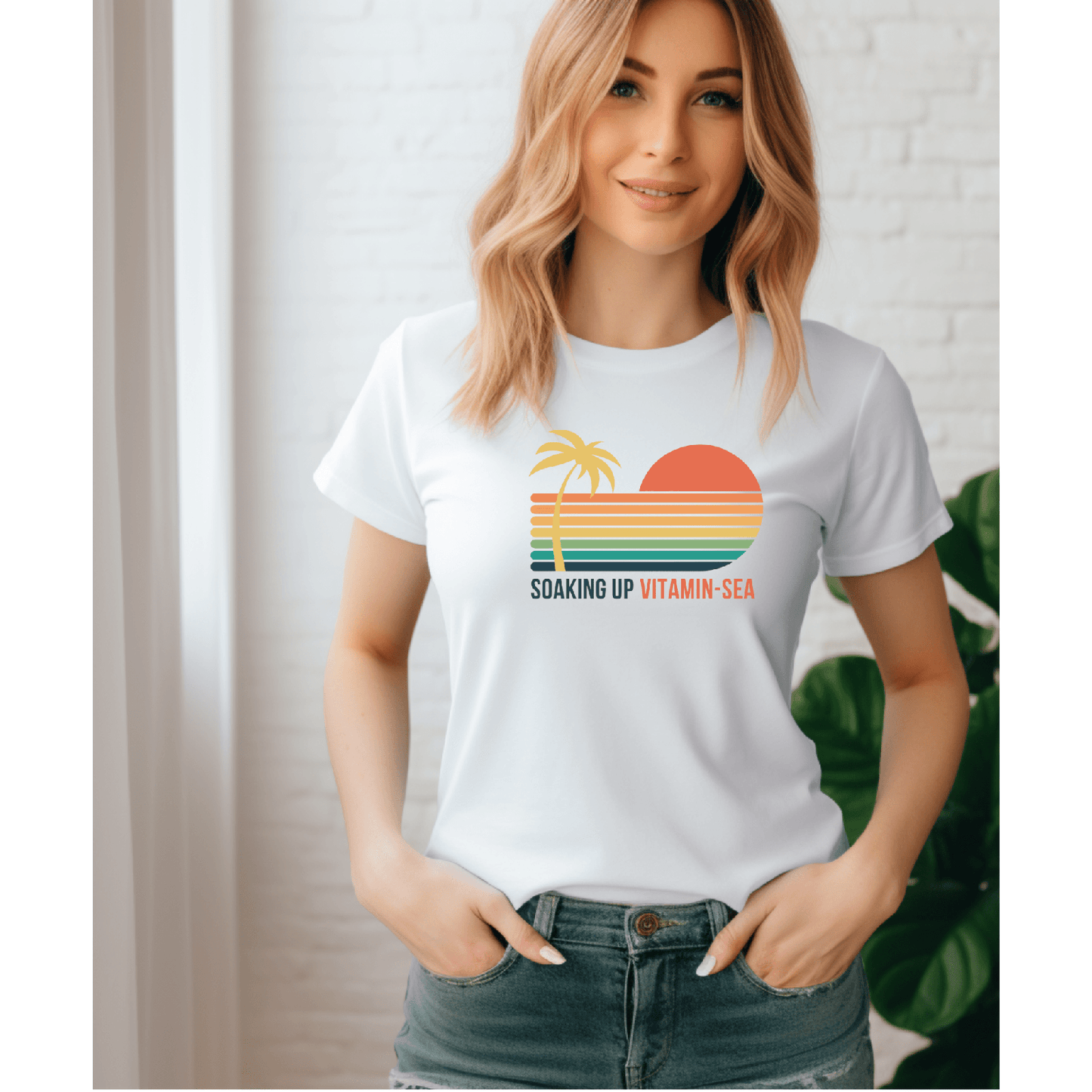 Soaking up Vitamin Sea - T-Shirt  - Arsashi