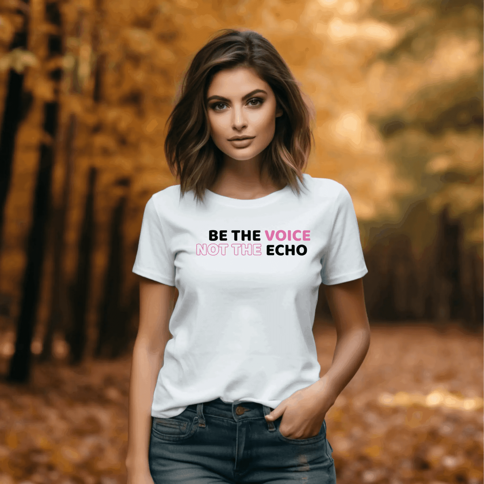 Be The Voice, Not The Echo - T-Shirt  - Arsashi