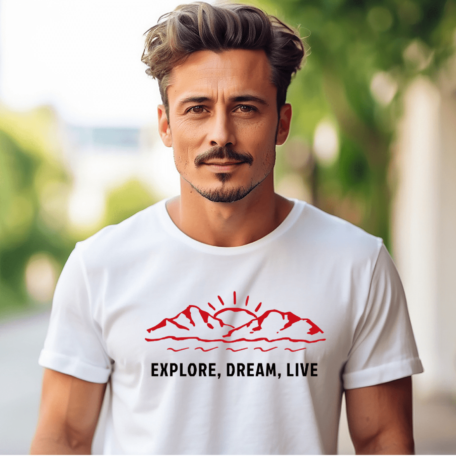 Explore, Dream, Live - T-Shirt  - Arsashi