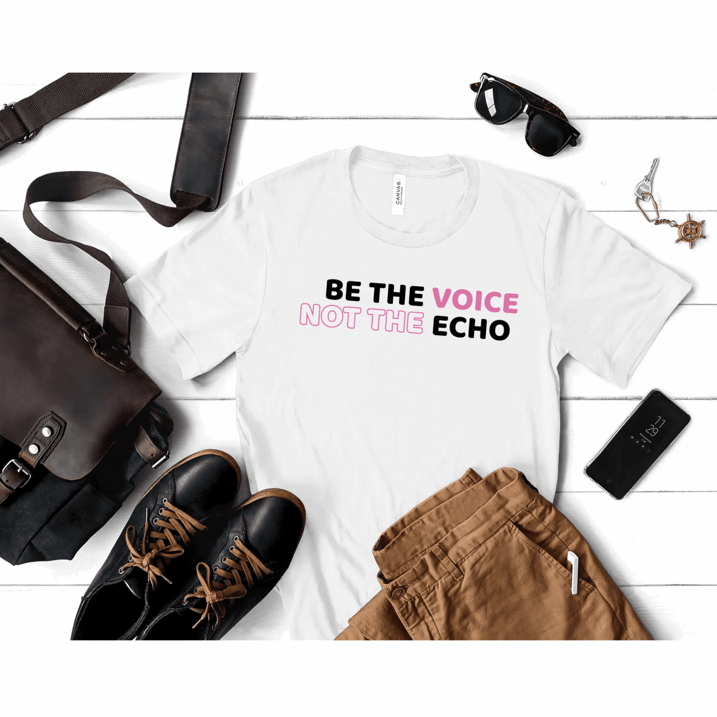 Be The Voice, Not The Echo - T-Shirt  - Arsashi