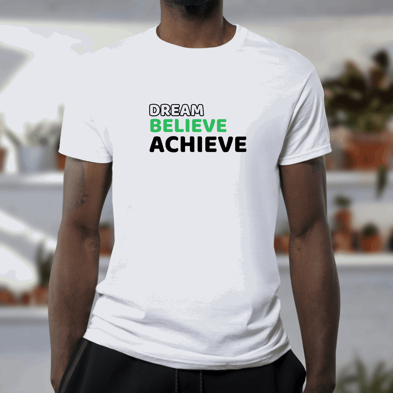 Dream, Believe, Achieve - T-Shirt  - Arsashi