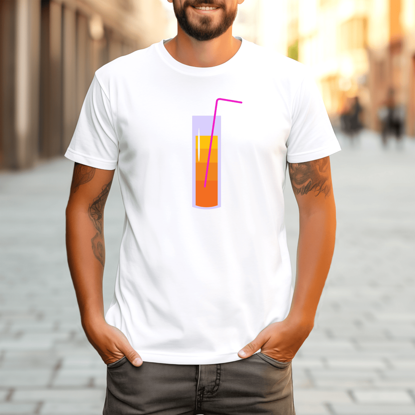 Summery cocktail in a glass T-Shirt