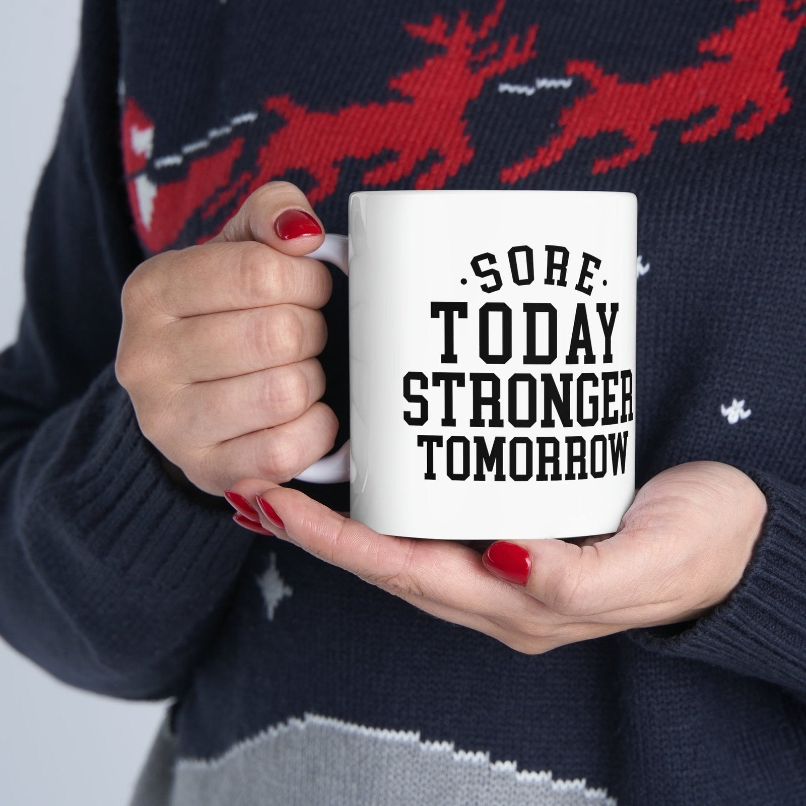 Sore today stronger tomorrow - Mug  - Arsashi