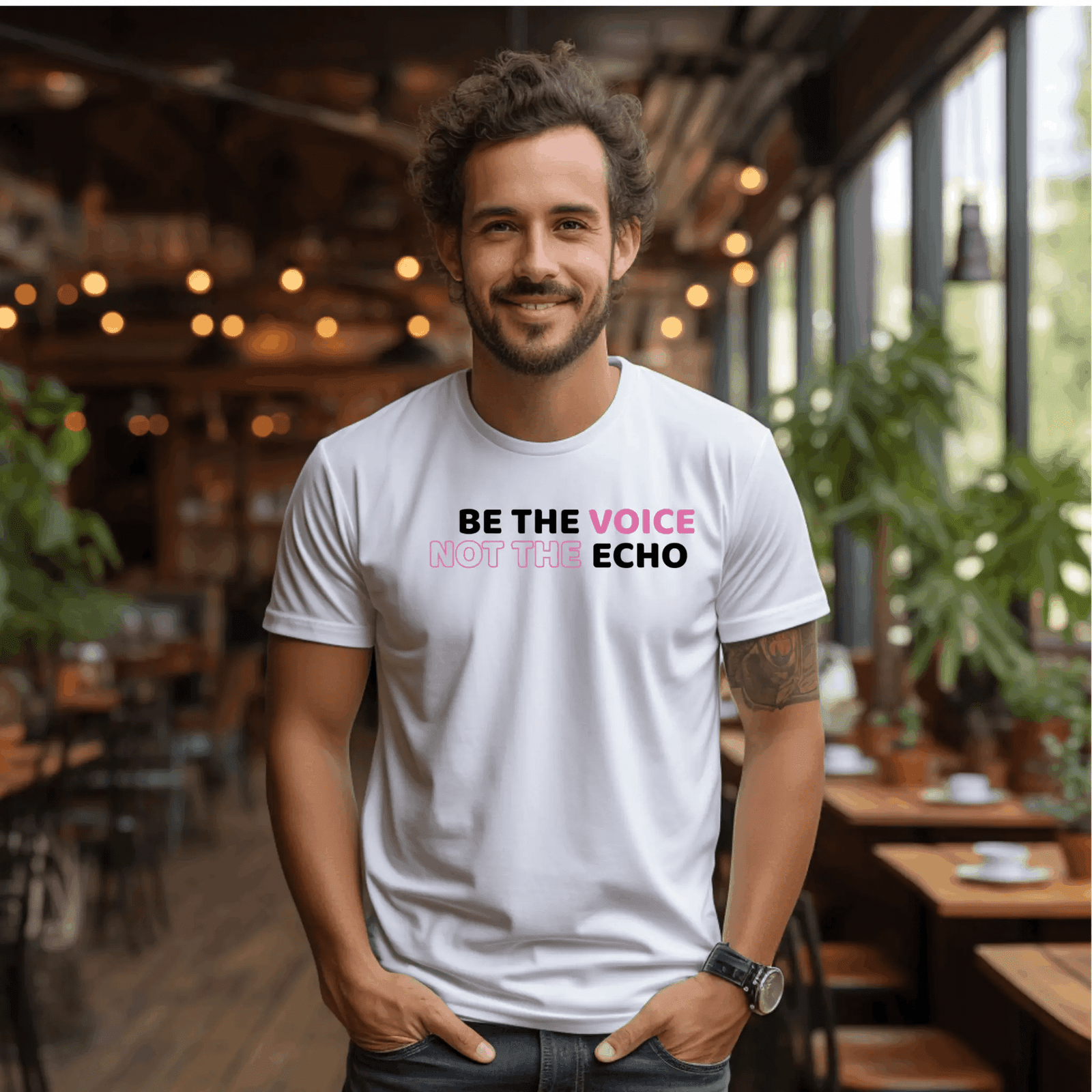 Be The Voice, Not The Echo - T-Shirt  - Arsashi