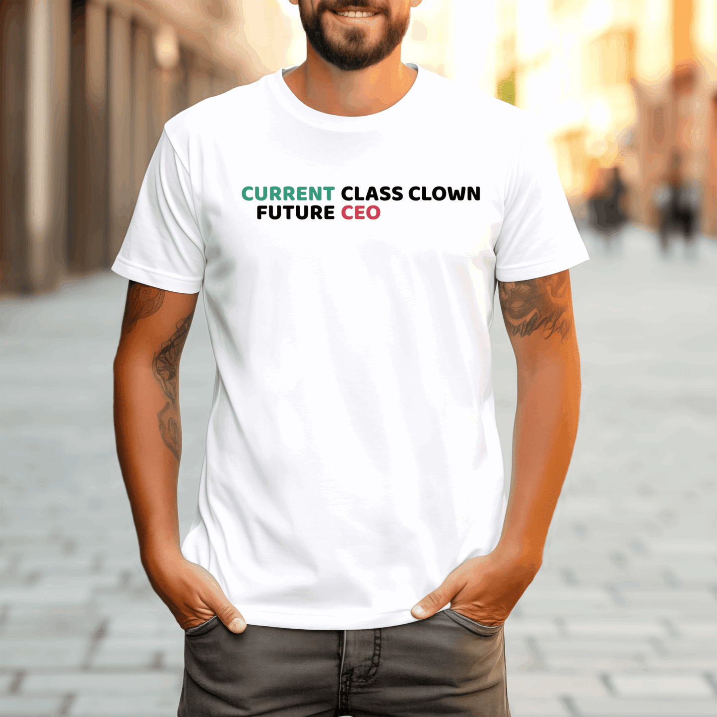 Current Class Clown, Future CEO - T-Shirt  - Arsashi