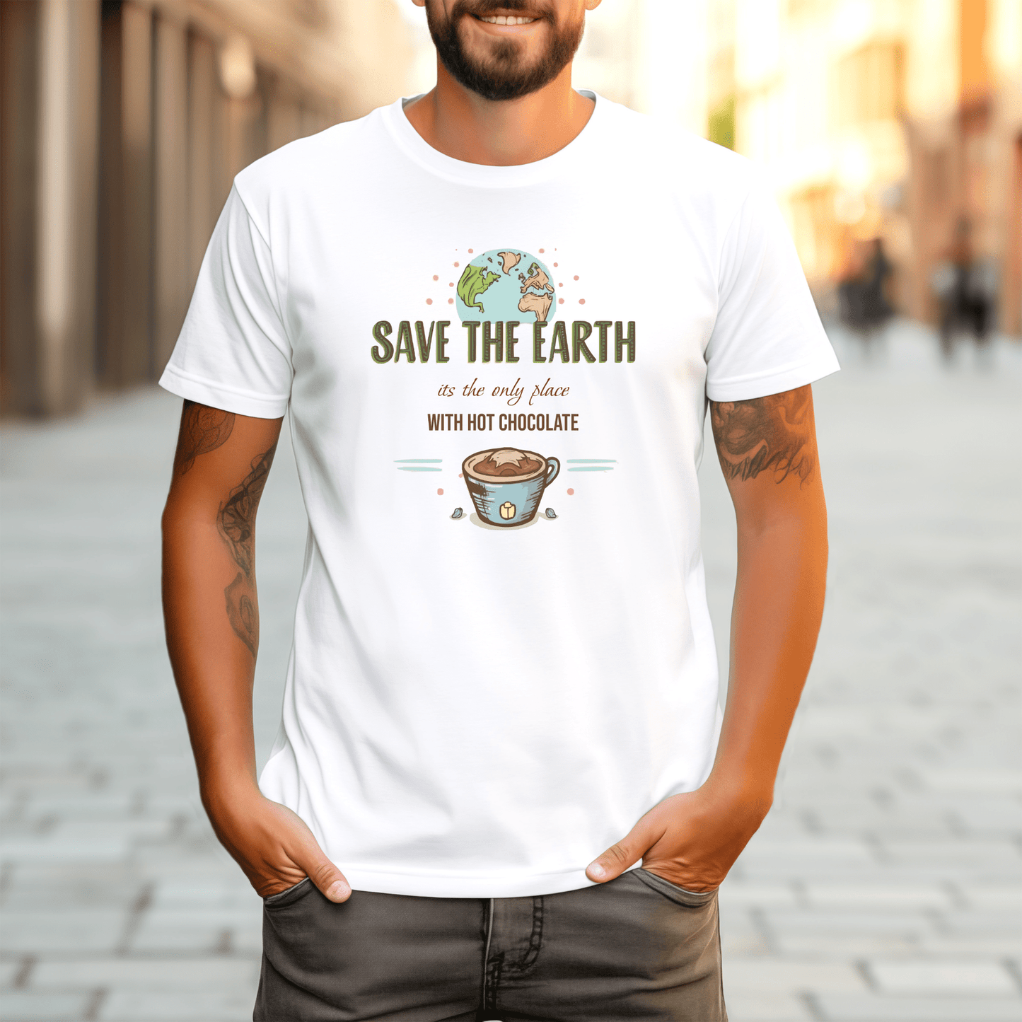 Save the Earth, its the only place with hot chocolate