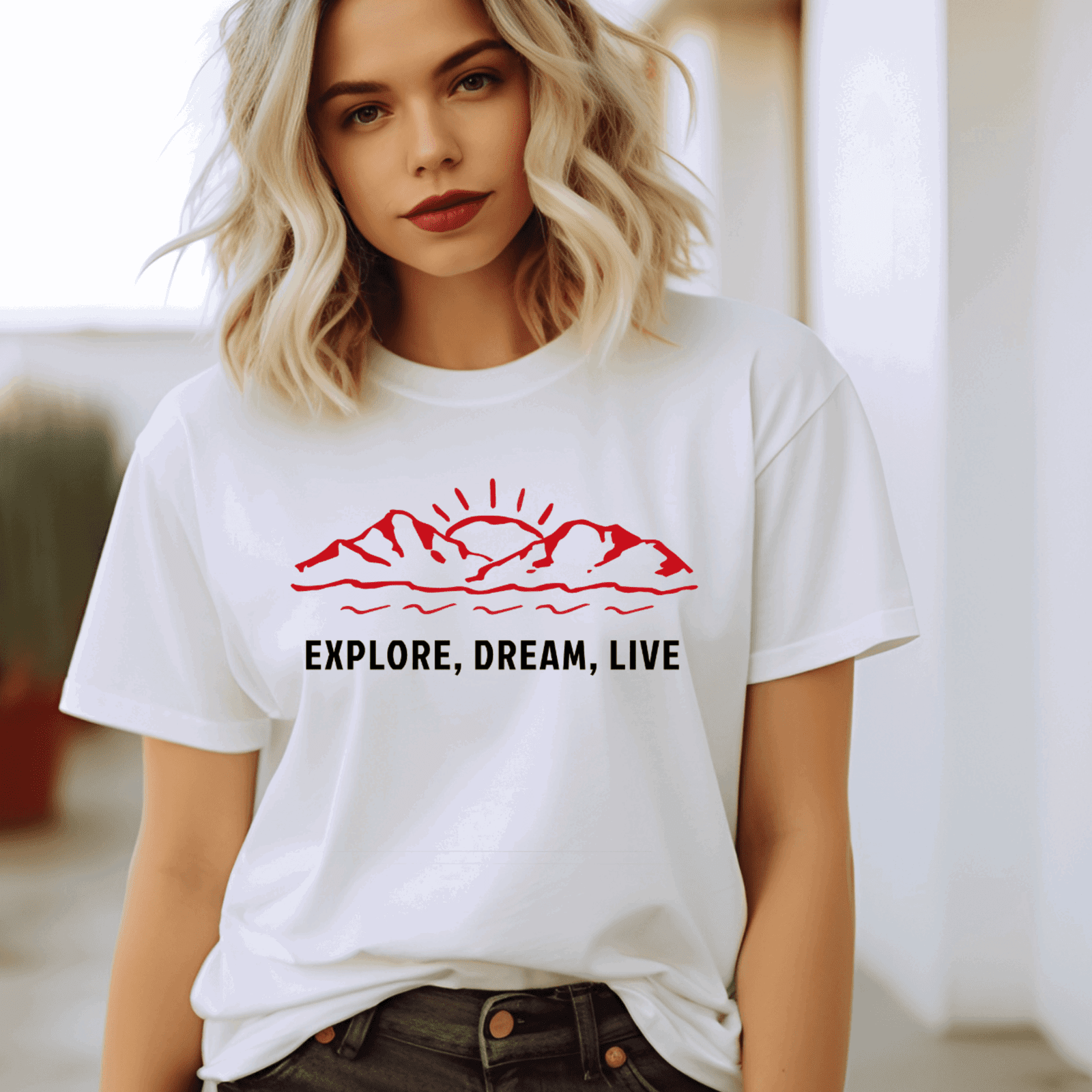 Explore, Dream, Live - T-Shirt  - Arsashi