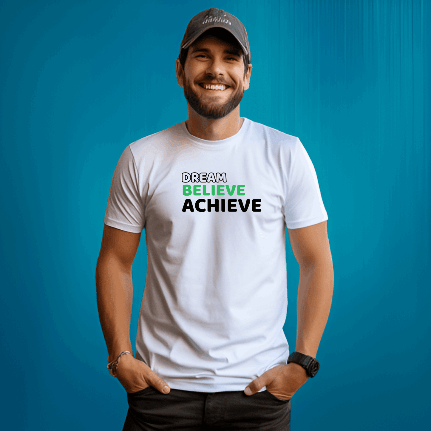 Dream, Believe, Achieve - T-Shirt  - Arsashi