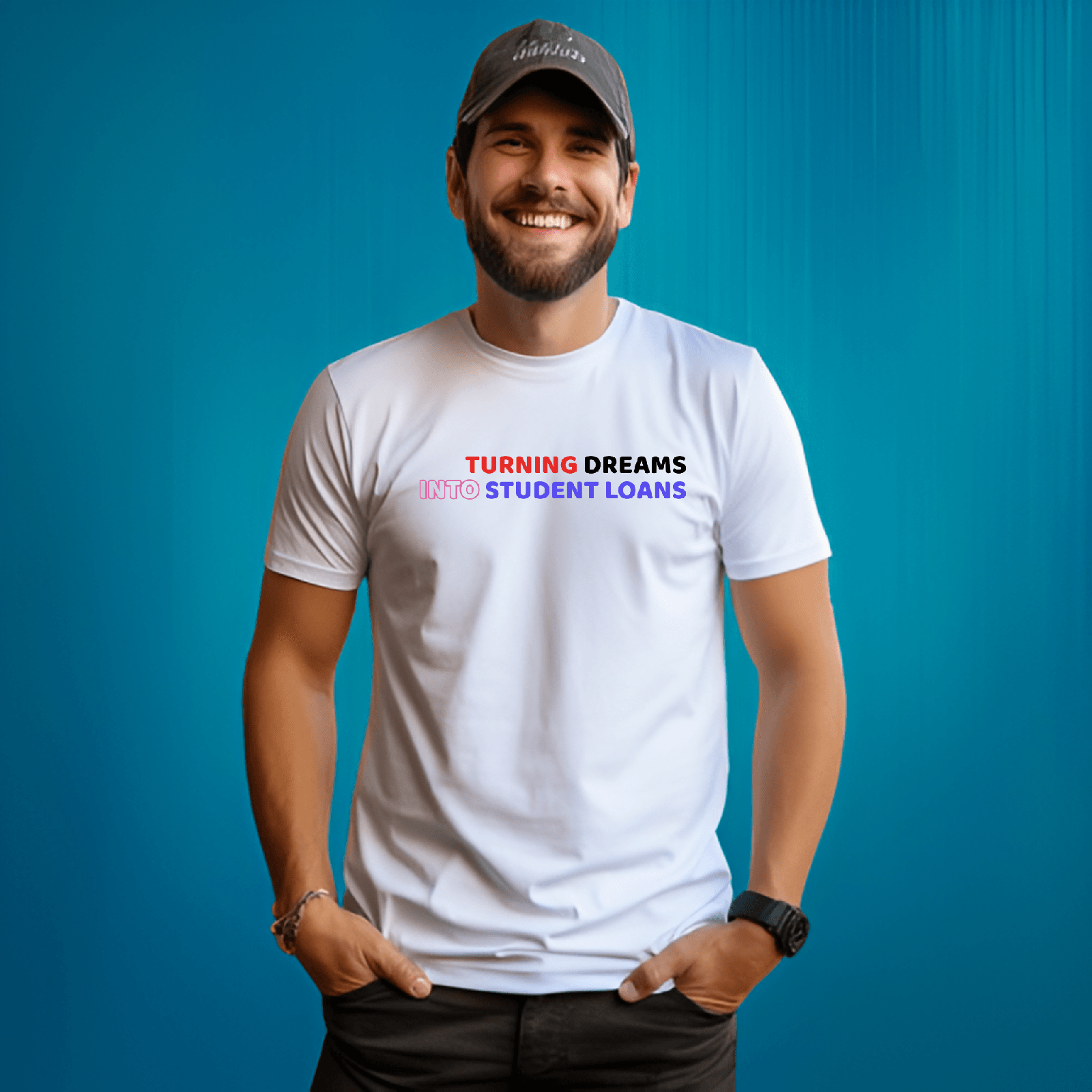 Turning Dreams into Student Loans - T-Shirt  - Arsashi