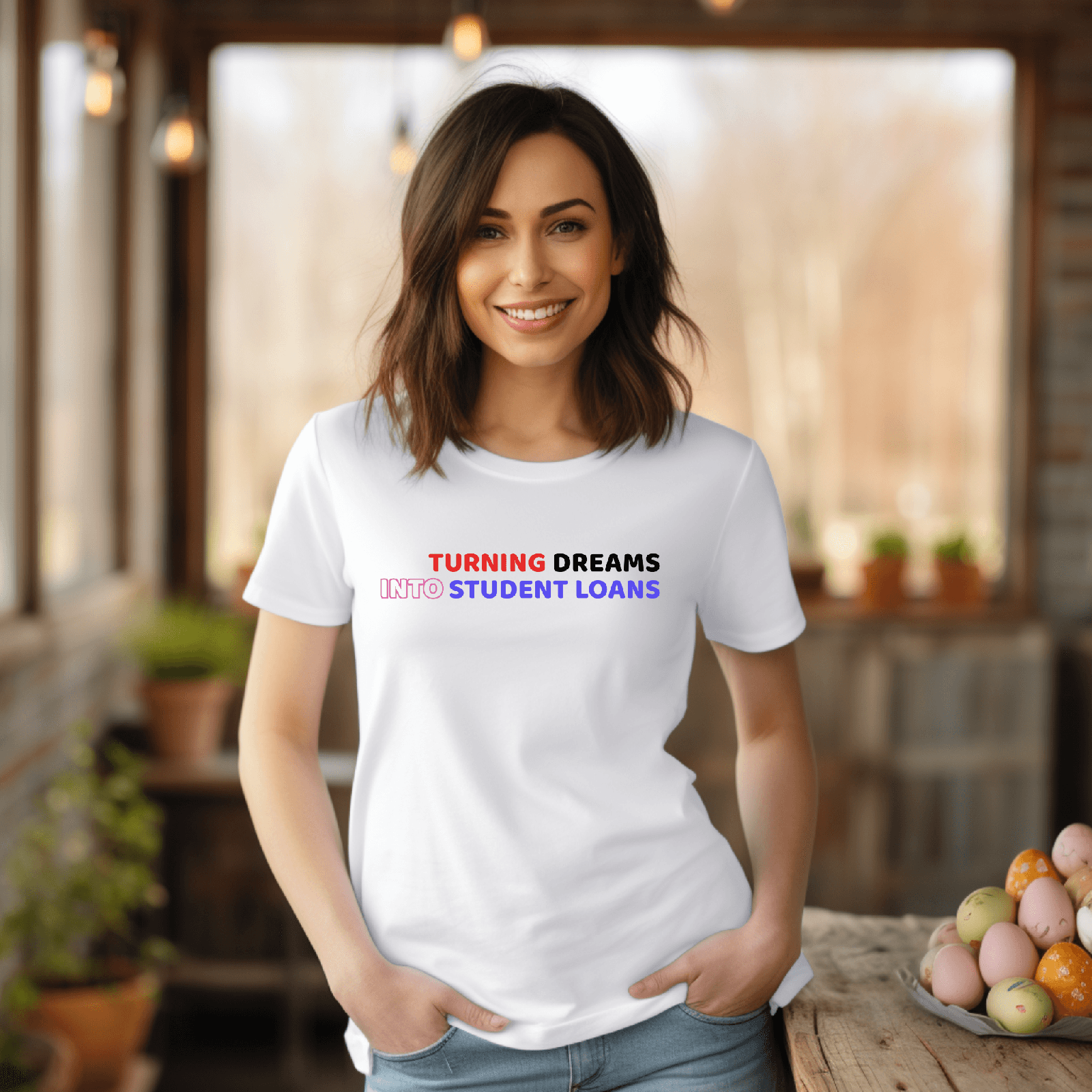 Turning Dreams into Student Loans - T-Shirt  - Arsashi