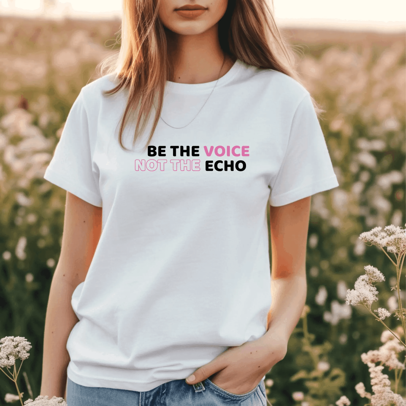 Be The Voice, Not The Echo - T-Shirt  - Arsashi