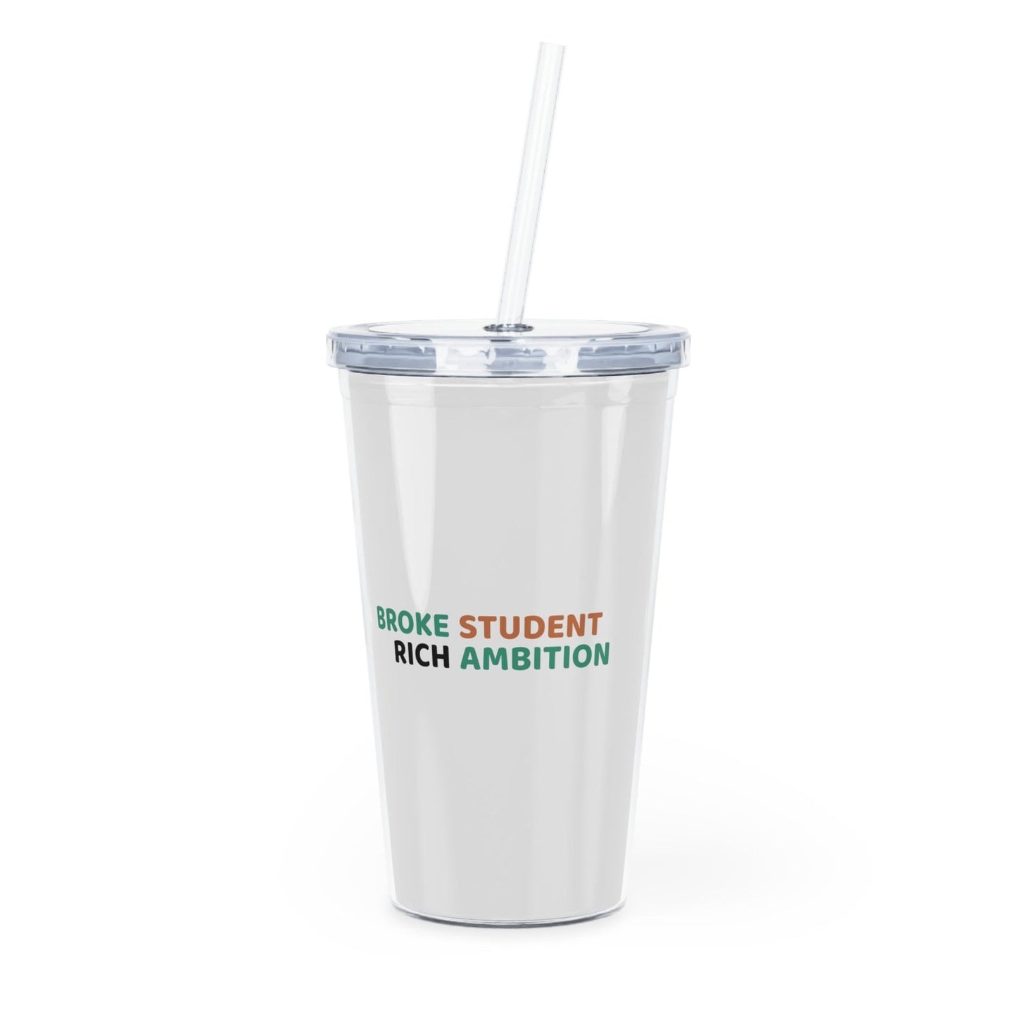 Broke Student, Rich Ambition Tumbler - Mug  - Arsashi