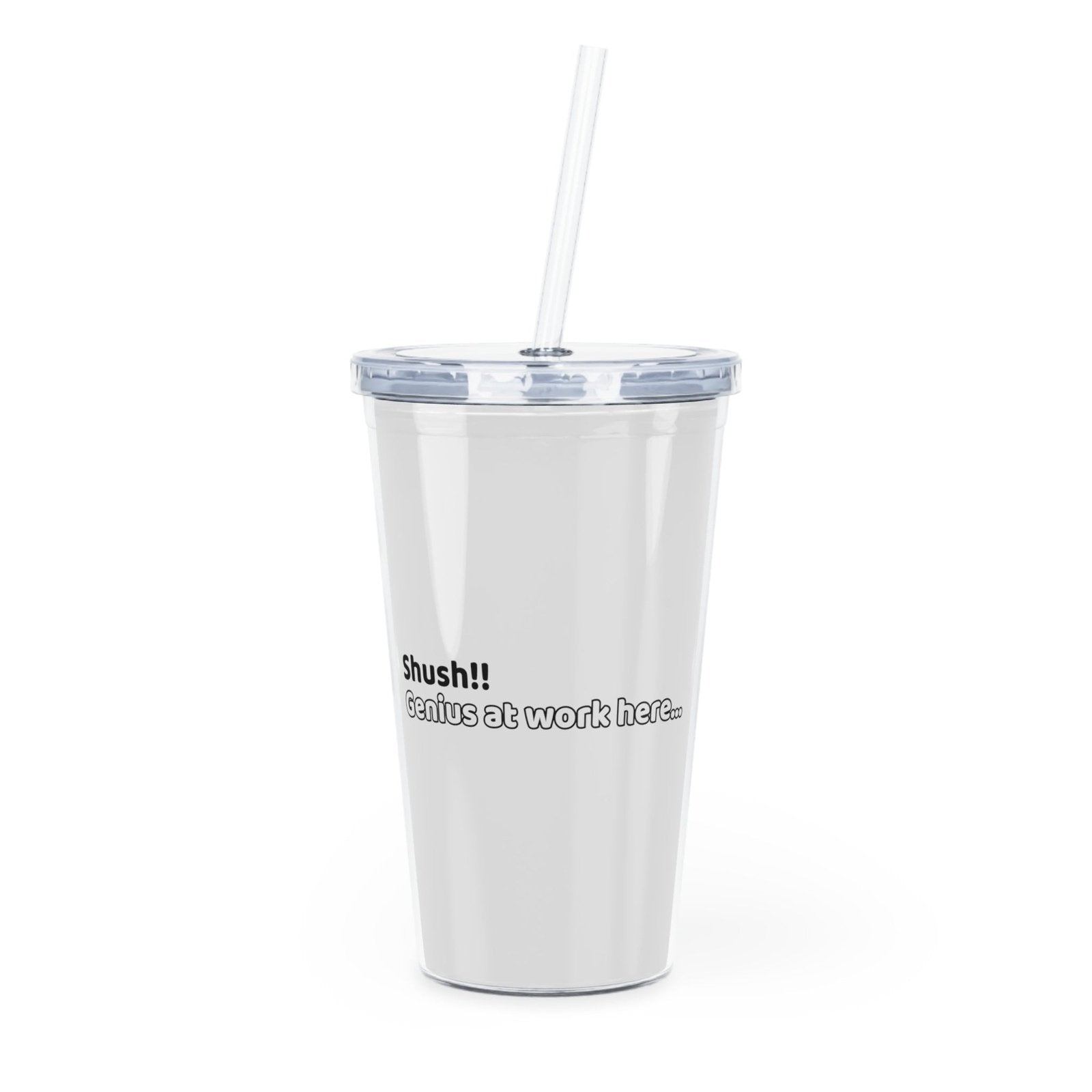 Shush, Genius at work tumbler - Mug  - Arsashi