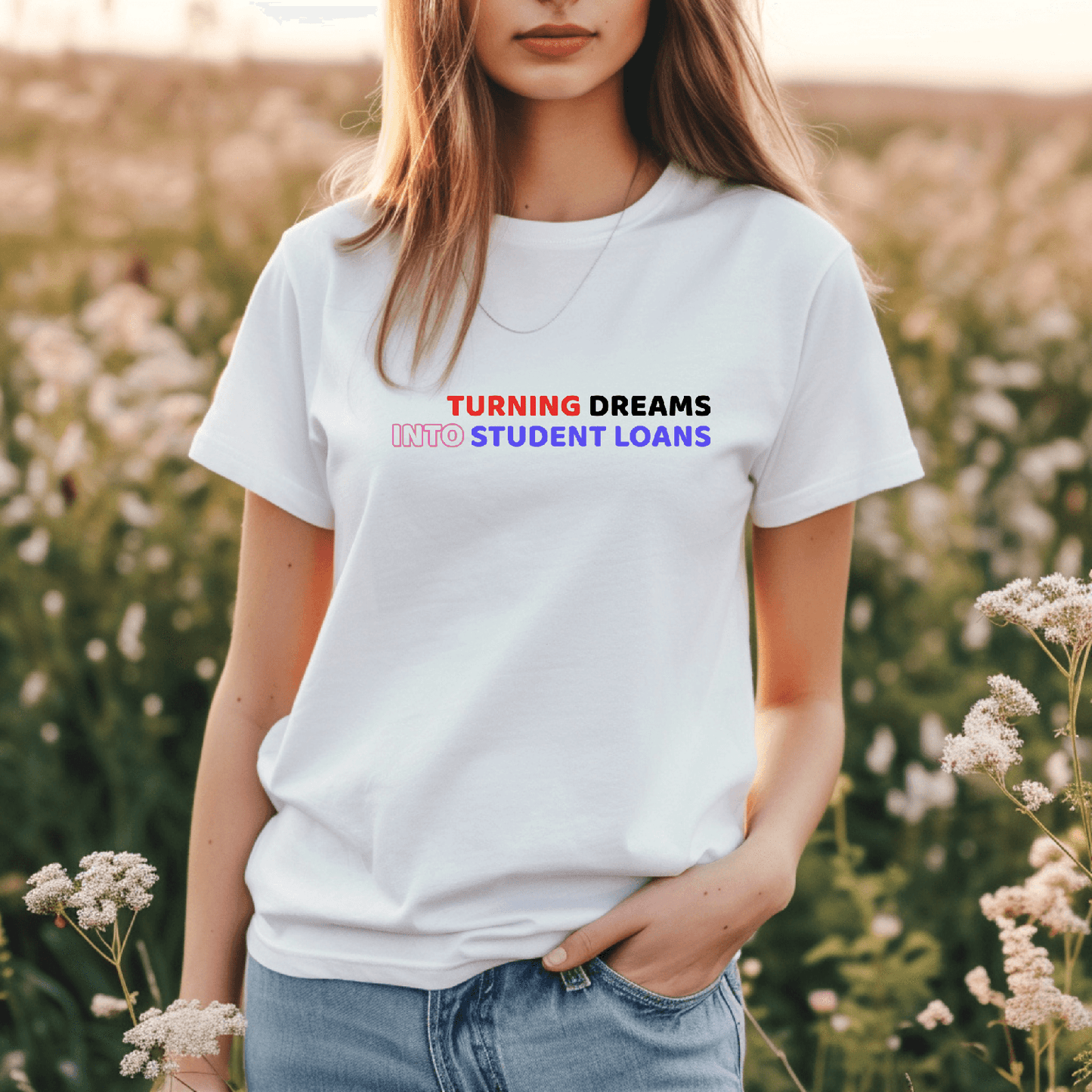 Turning Dreams into Student Loans - T-Shirt  - Arsashi