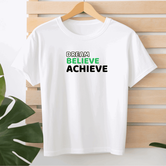 Dream, Believe, Achieve - T-Shirt  - Arsashi